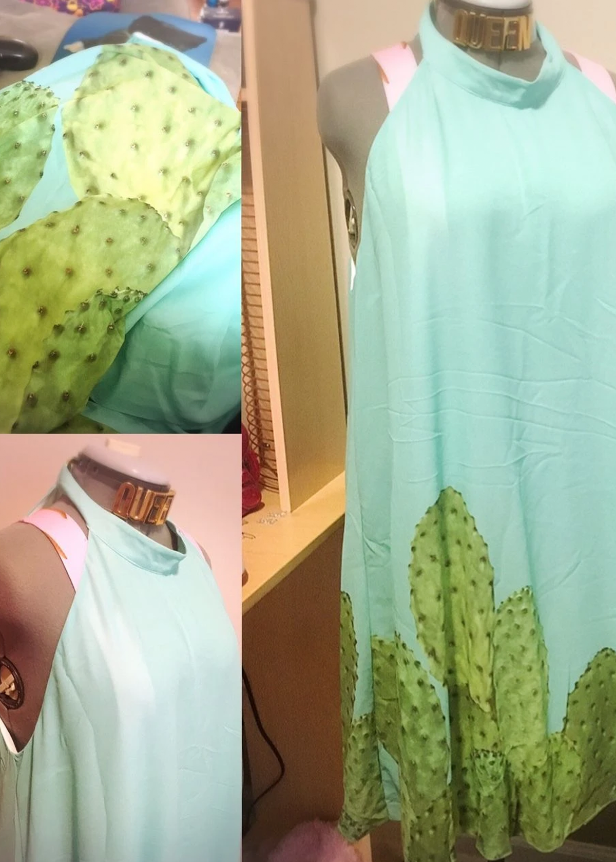 cactus sleeveless shift dress