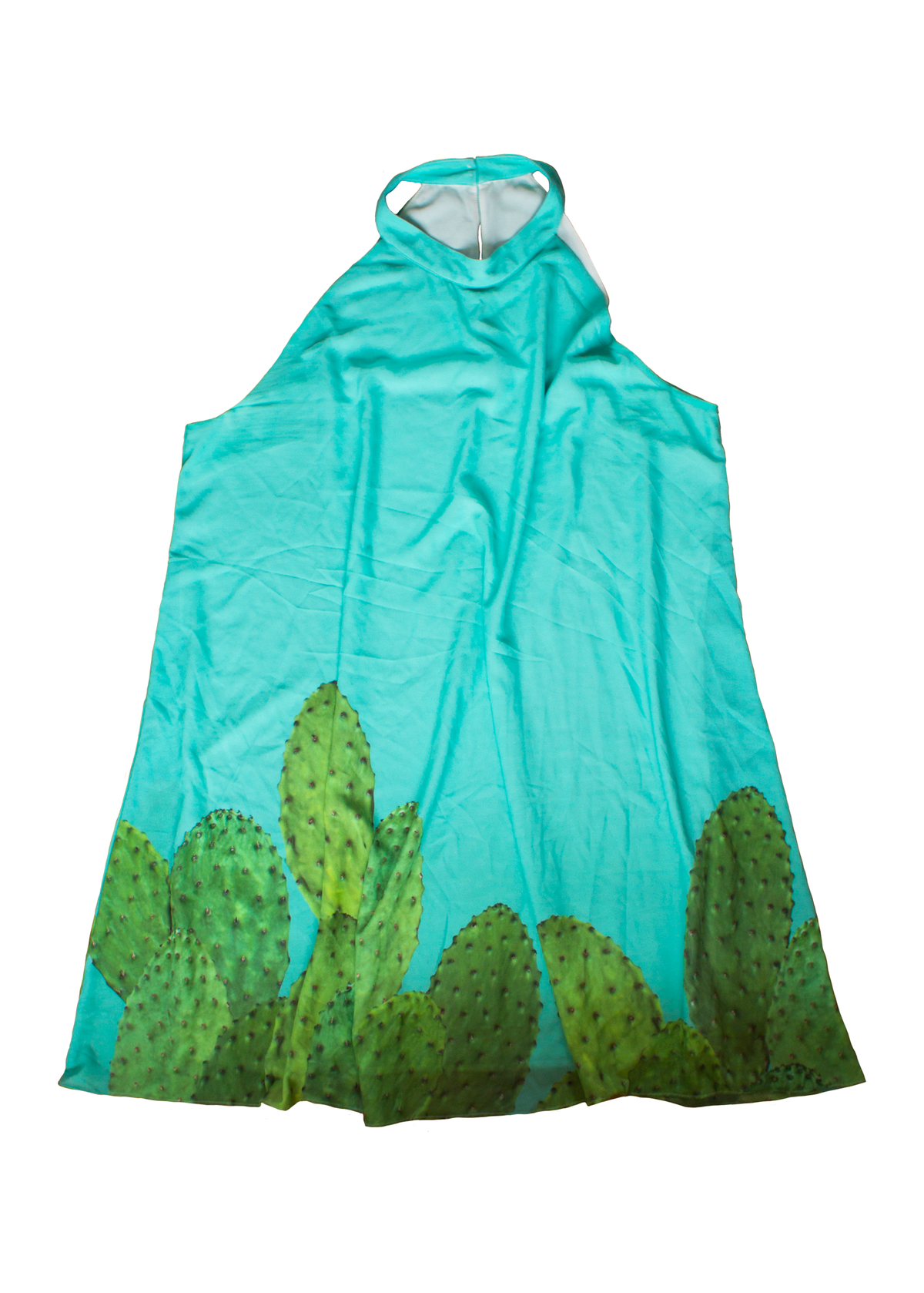 3XL cactus sleeveless shift dress