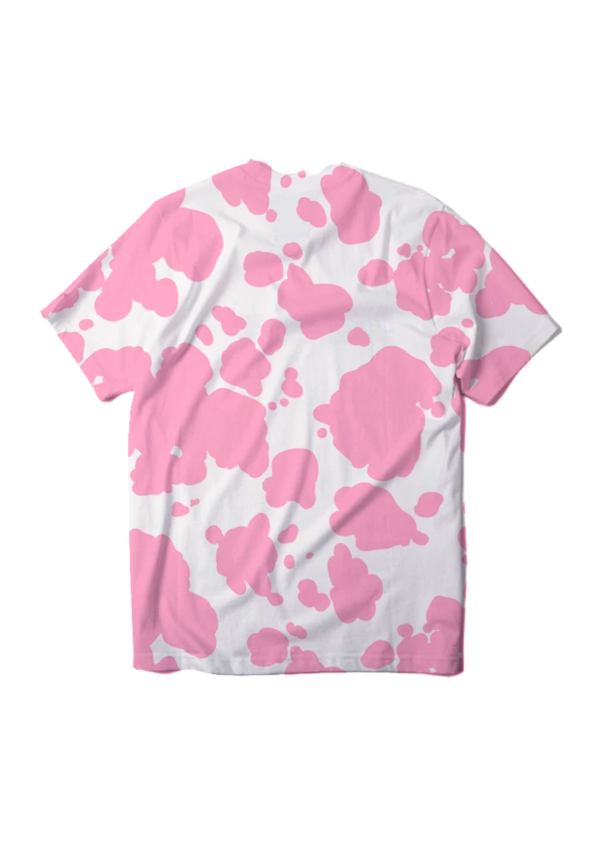 3XL pink cow print tee