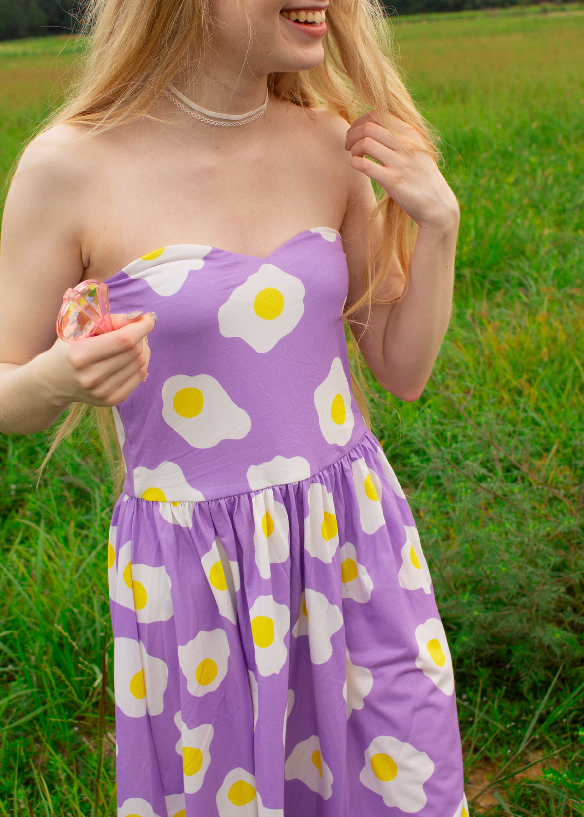 3XL Sunny-Side Up Mini Dress in pink