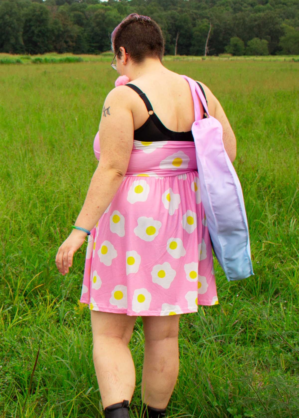 3XL Sunny-Side Up Mini Dress in pink