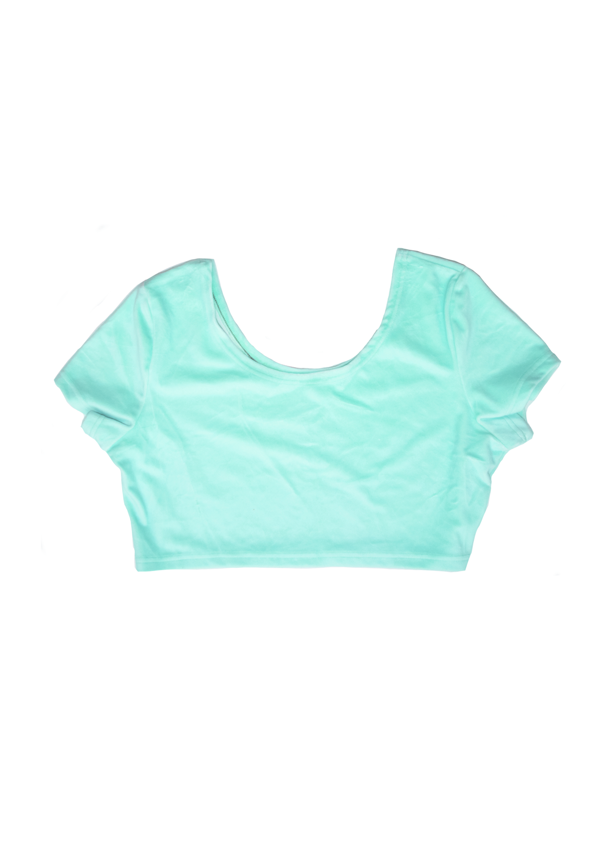 M mint velvet crop tee