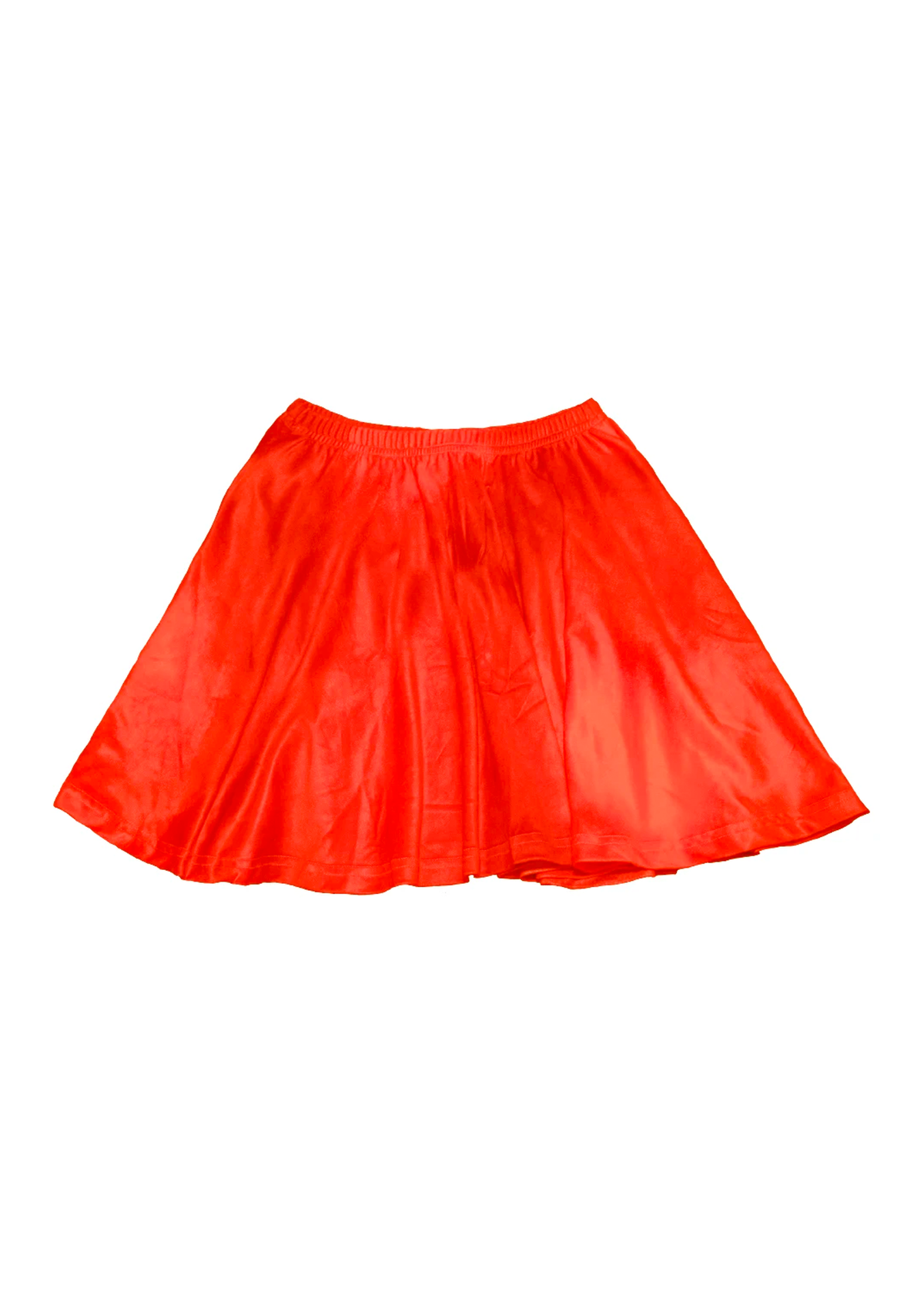 2XL velvet skater skirt in blood red