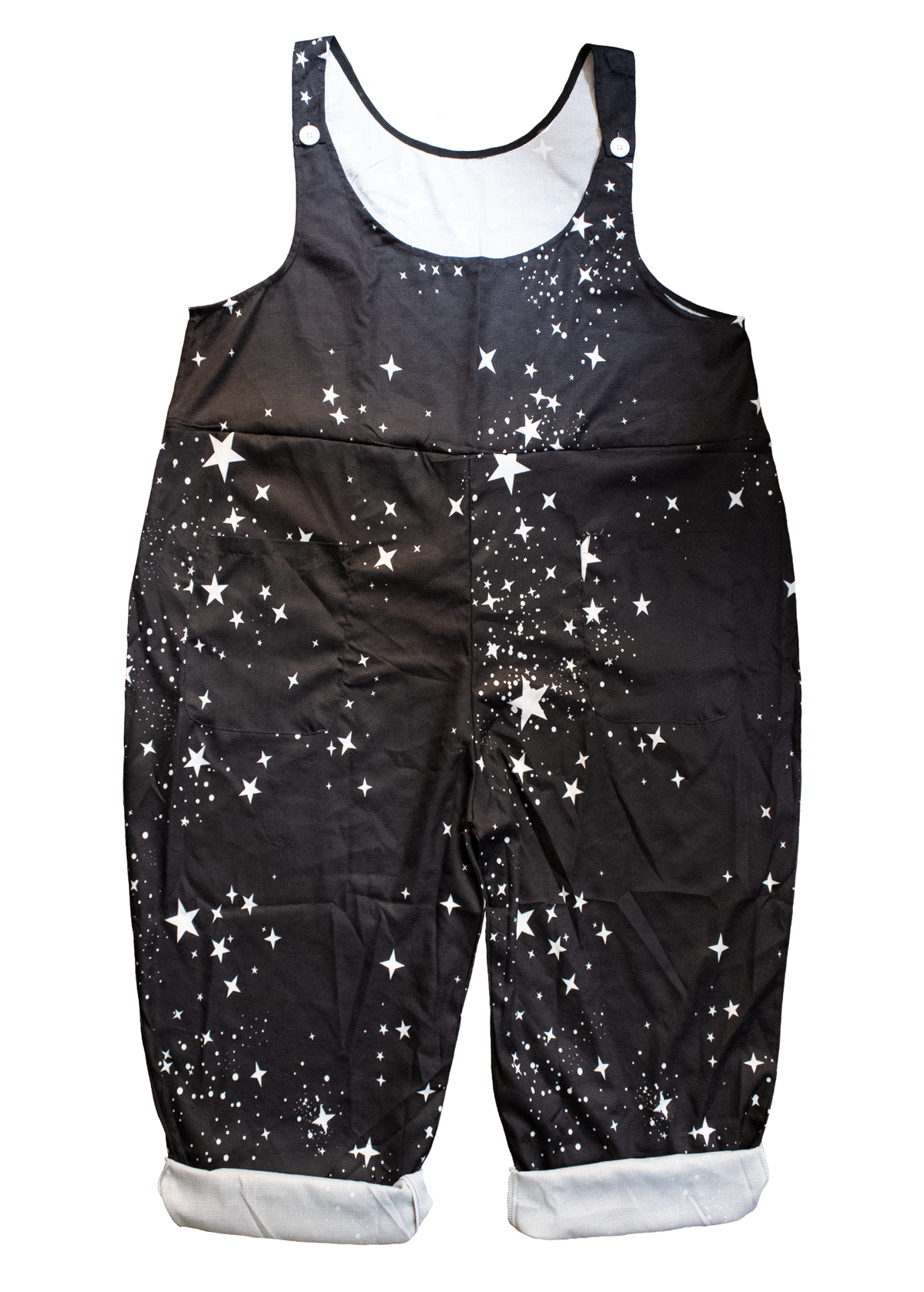 3XL Star Print Dungarees