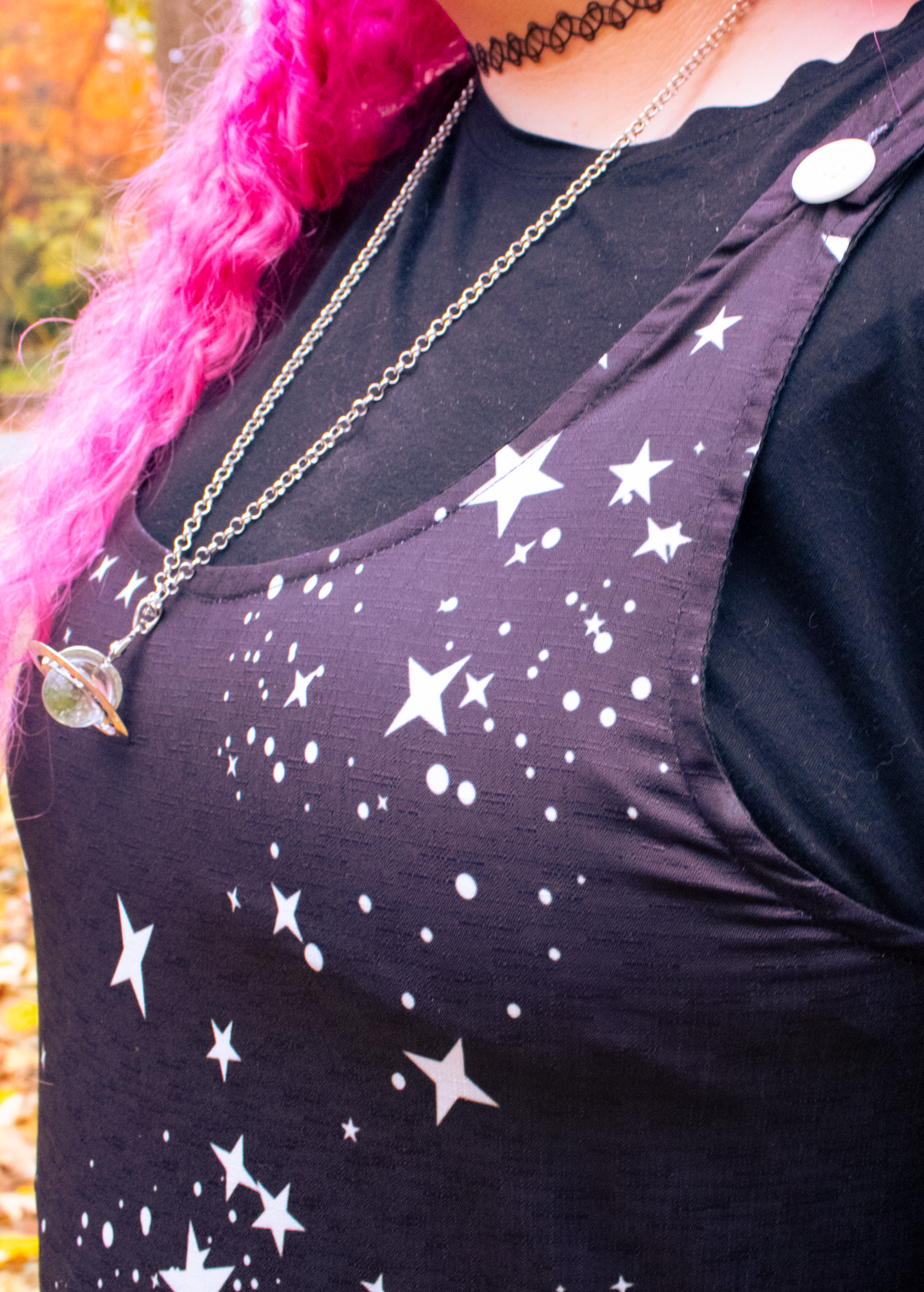 3XL Star Print Dungarees