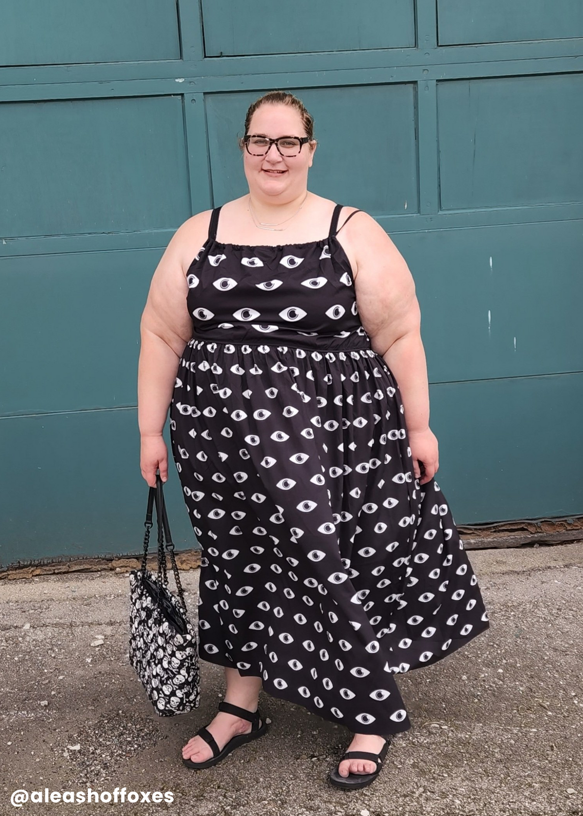 4XL oculus maxi dress