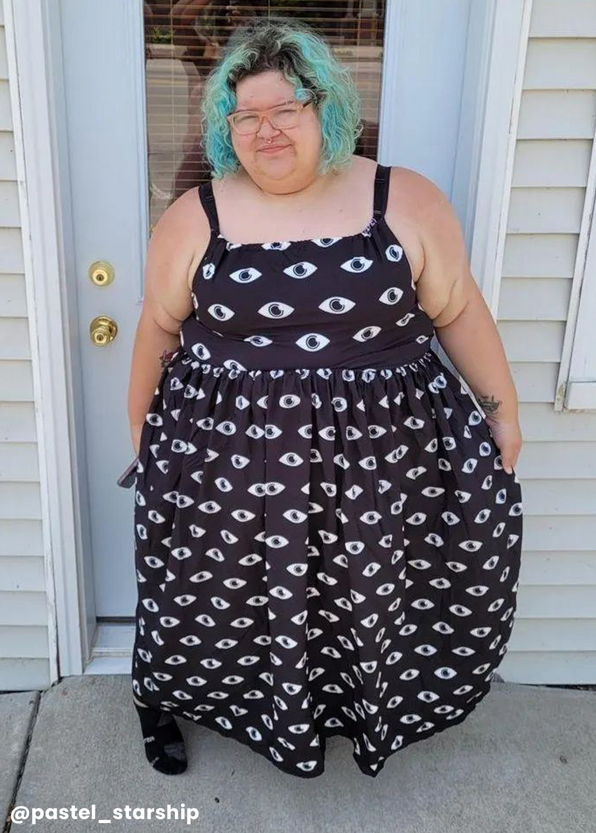 4XL oculus maxi dress