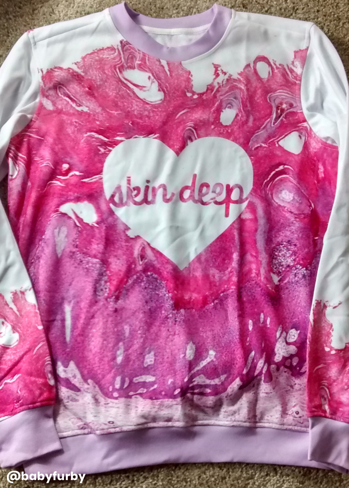 skin deep sweatshirt