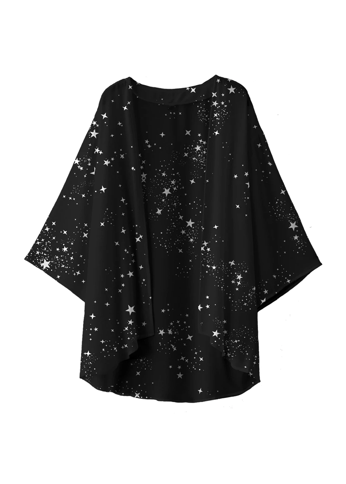 3XL Star Print Cardigan