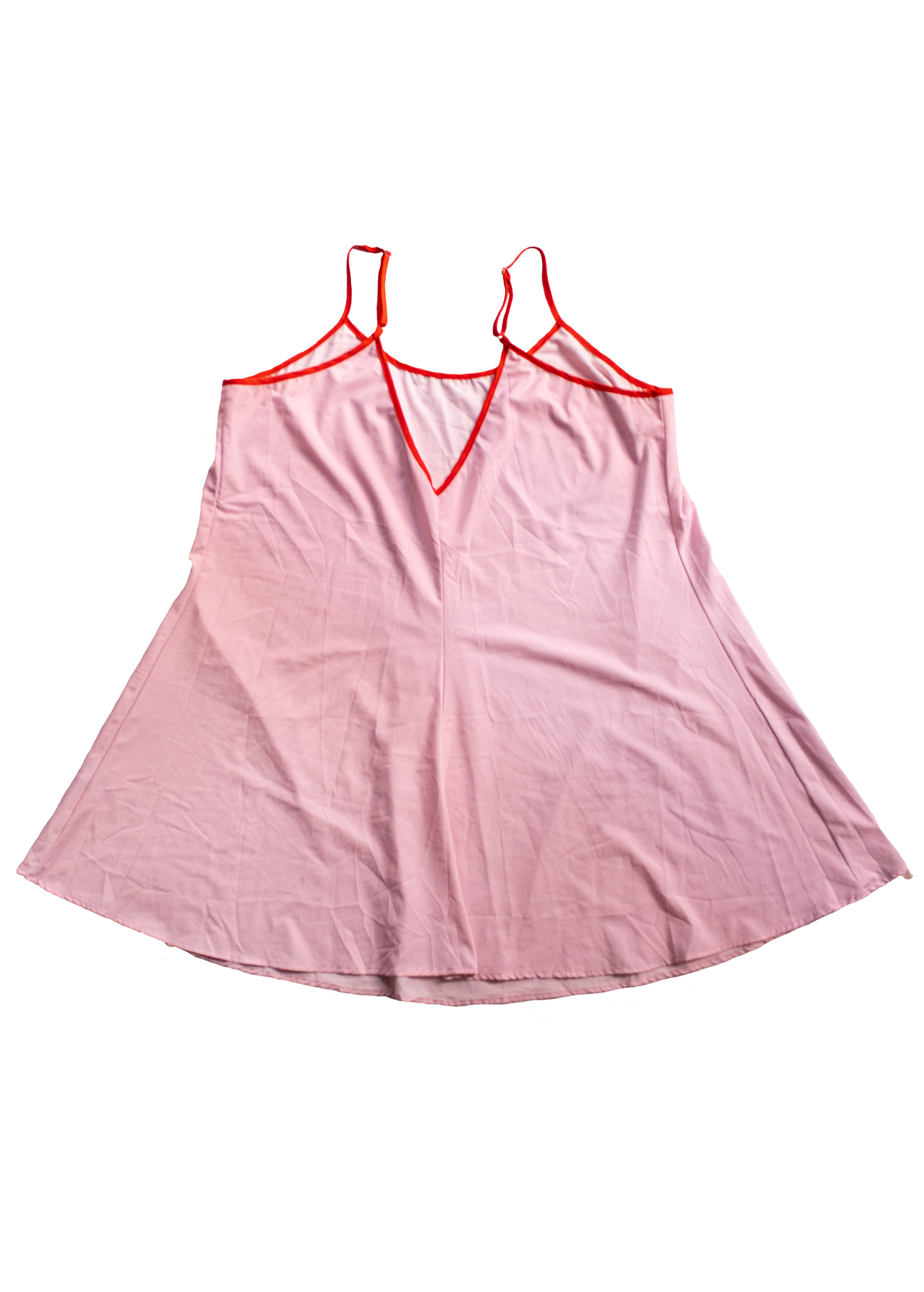 reversible pink slip dress