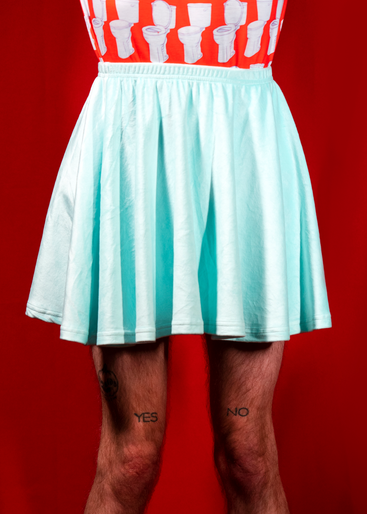 3XL velvet skater skirt in mint